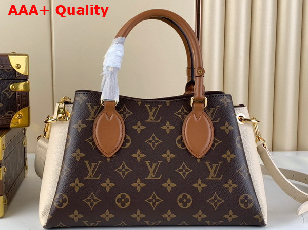 Louis Vuitton Opera BB Cream Monogram Coated Canvas and Cowhide Leather M46495 Replica