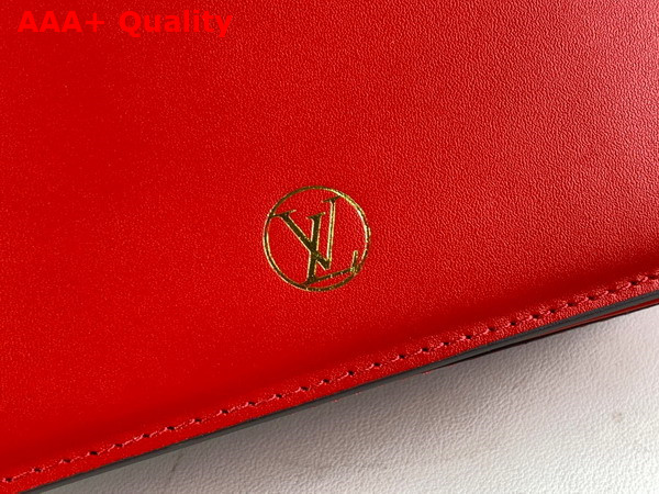 Louis Vuitton Orsay MM Handbag in Red Cowhide Leather M23645 Replica