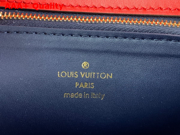 Louis Vuitton Orsay MM Handbag in Red Cowhide Leather M23645 Replica