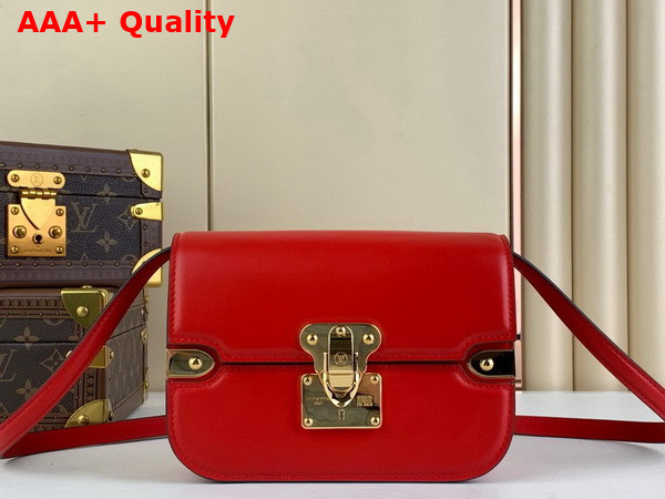 Louis Vuitton Orsay MM Handbag in Red Cowhide Leather M23645 Replica