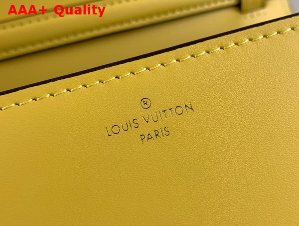 Louis Vuitton Orsay MM Handbag in Yellow Cowhide Leather M23646 Replica