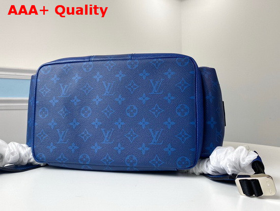 Louis Vuitton Outdoor Backpack Cobalt Taiga Leather with Monogram Eclipse Canvas M30419 Replica