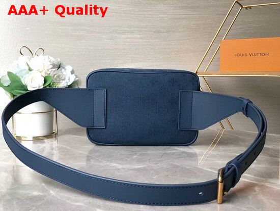 Louis Vuitton Outdoor Bumbag Navy Blue Monogram Denim M44741 Replica