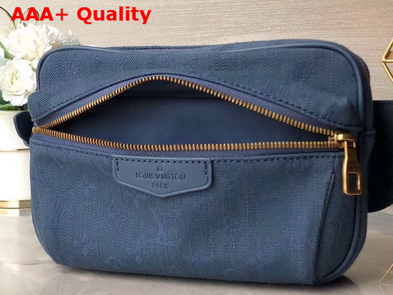 Louis Vuitton Outdoor Bumbag Navy Blue Monogram Denim M44741 Replica