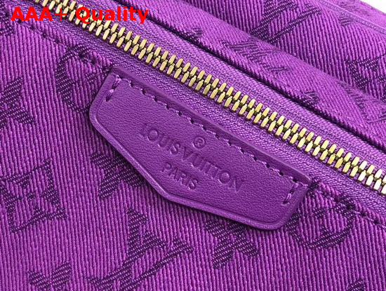 Louis Vuitton Outdoor Bumbag Purple Denim M44624 Replica