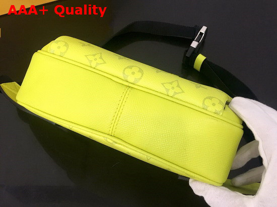 Louis Vuitton Outdoor Bumbag Yellow Taiga Cowhide Leather and Monogram Bahia Coated Canvas M30251 Replica