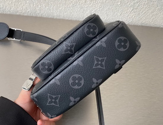 Louis Vuitton Outdoor Pouch in Monogram Eclipse Canvas Replica