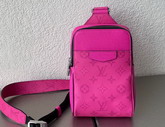 Louis Vuitton Outdoor Slingbag Taigarama Rose Coated Canvas and Cowhide Leather M30767 Replica