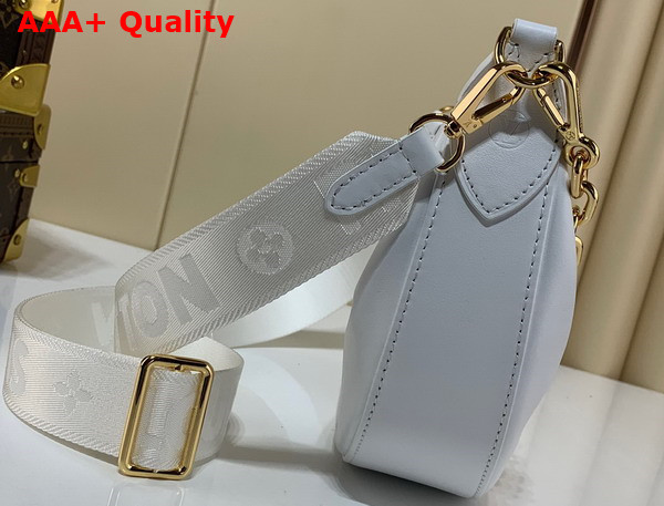 Louis Vuitton Over the Moon Bubblegram Leather Snow M59959 Replica