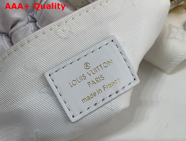 Louis Vuitton Over the Moon Bubblegram Leather Snow M59959 Replica