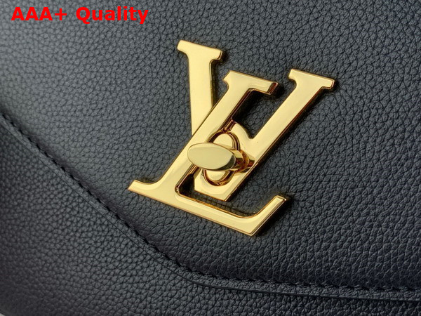 Louis Vuitton Oxford Handbag in Black Grained Calf Leather M22735 Replica