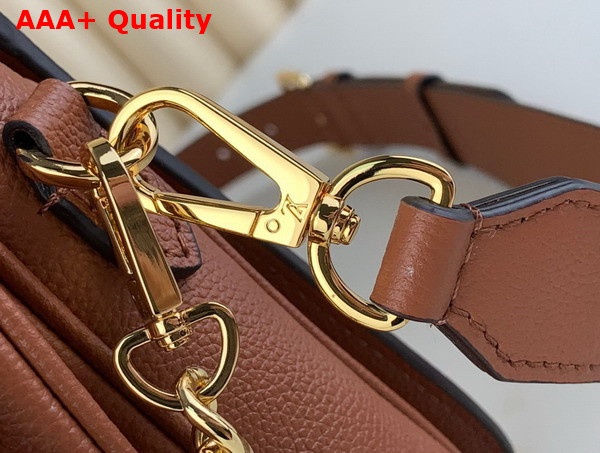 Louis Vuitton Oxford Handbag in Cognac Grained Calf Leather M22952 Replica