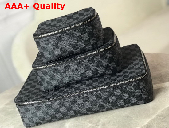 Louis Vuitton Packing Cube GM Damier Graphite Canvas N40185 Replica