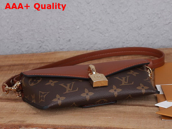 Louis Vuitton Padlock On Strap Monogram Canvas and Brown Calf Leather Replica