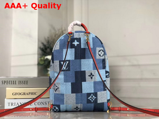 Louis Vuitton Palm Springs Mini Backpack Monogram Denim Canvas with a Pattern of Patchwork Squares Motifs M45043 Replica