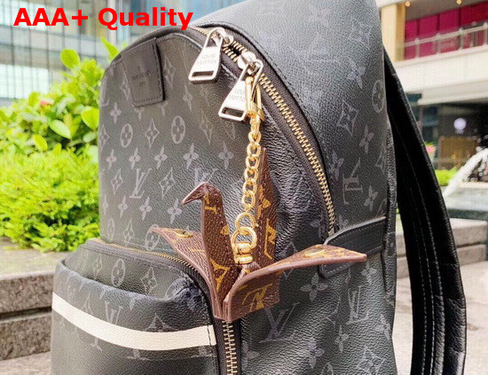 Louis Vuitton Paper Crane Bag Charm and Key Holder Monogram Replica