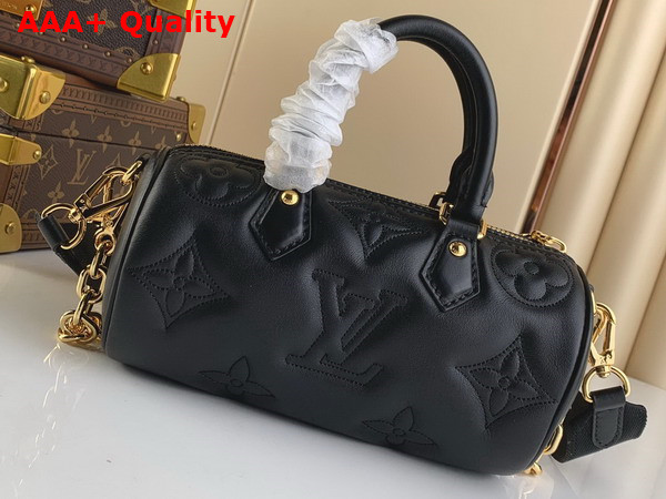 Louis Vuitton Papillon BB Bubblegram Leather Black M59800 Replica