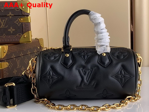 Louis Vuitton Papillon BB Bubblegram Leather Black M59800 Replica