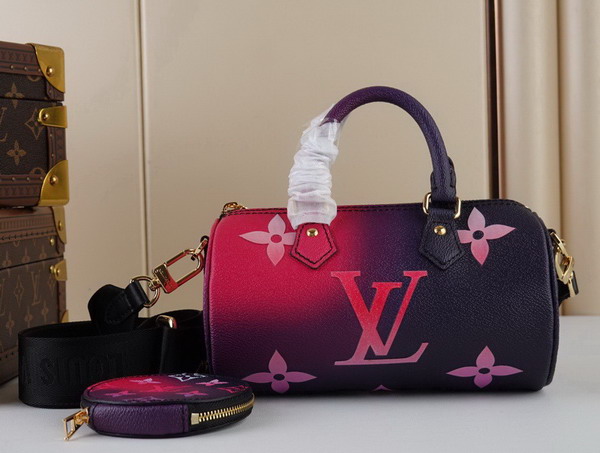 Louis Vuitton Papillon BB Midnight Fuchsia Monogram Coated Canvas M59860 Replica