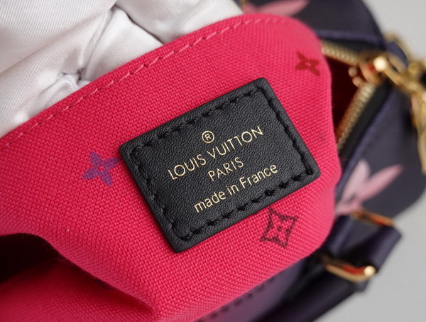 Louis Vuitton Papillon BB Midnight Fuchsia Monogram Coated Canvas M59860 Replica