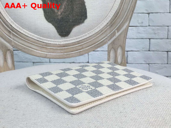 Louis Vuitton Passport Cover Damier Azur Canvas Replica