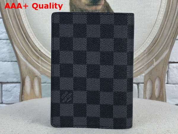 Louis Vuitton Passport Cover Damier Graphite Replica