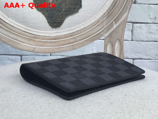 Louis Vuitton Passport Cover Damier Graphite Replica