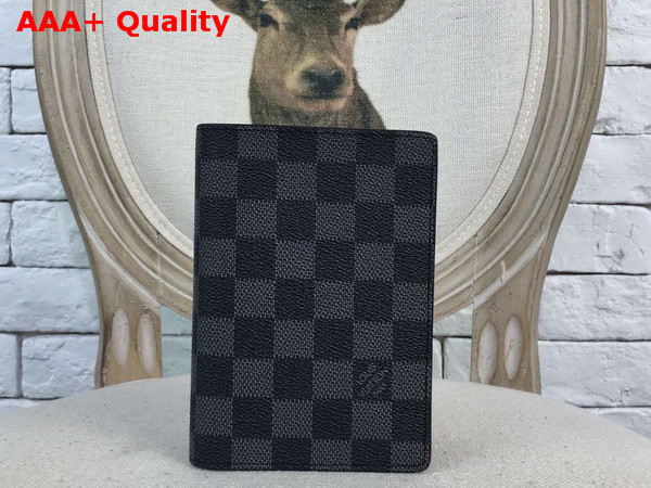 Louis Vuitton Passport Cover Damier Graphite Replica