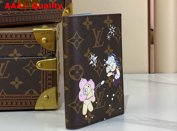 Louis Vuitton Passport Cover Monogram Azur Frost from the Snow Show Capsule M12237 Replica