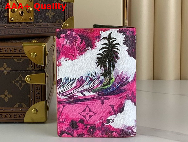 Louis Vuitton Passport in Pink Surfin Monogram Coated Canvas Replica