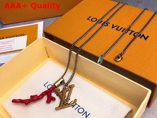 Louis Vuitton Pendant Chain LV Coral Necklace M68903 Replica