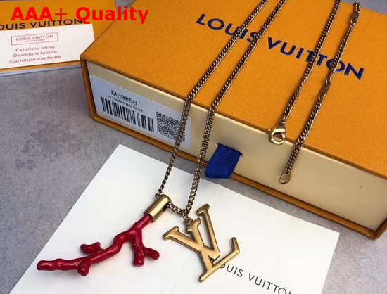 Louis Vuitton Pendant Chain LV Coral Necklace M68903 Replica