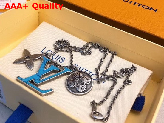 Louis Vuitton Pendant Chain LV Turquoise Necklace M68904 Replica