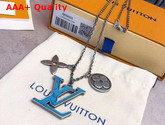 Louis Vuitton Pendant Chain LV Turquoise Necklace M68904 Replica