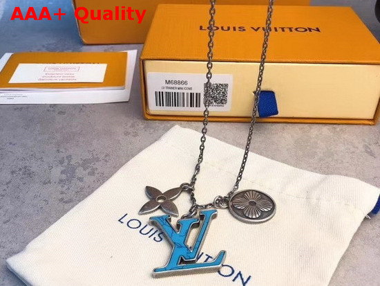 Louis Vuitton Pendant Chain LV Turquoise Necklace M68904 Replica