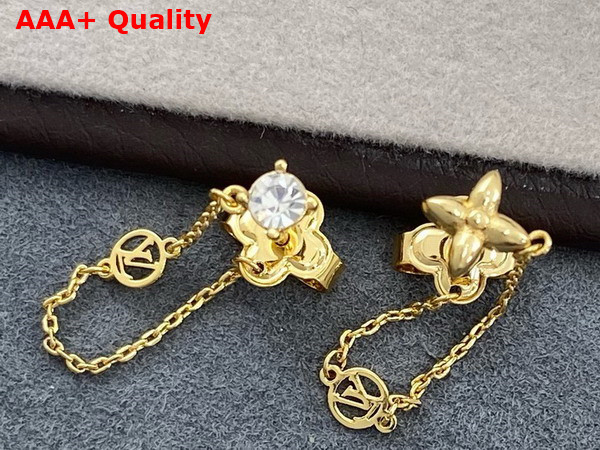 Louis Vuitton Petit Louis Earrings Gold Color M00390 Replica