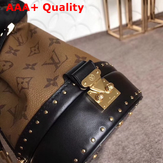 Louis Vuitton Petit Noe Trunk Monogram Coated Canvas and Black Natural Cowhide Leather Replica