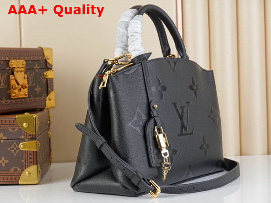 Louis Vuitton Petit Palais Monogram Empreinte Leather in Black M58916 Replica