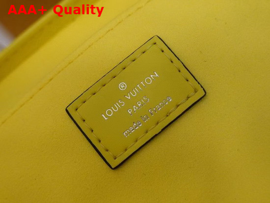 Louis Vuitton Petit Sac Plat Jaune Cedart Epi Leather M80169 Replica