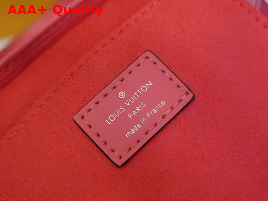 Louis Vuitton Petit Sac Plat Rose Pondichery Epi Leather M80168 Replica