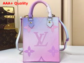 Louis Vuitton Petit Sac Plat Sunrise Pastel Monogram Coated Canvas M81341 Replica