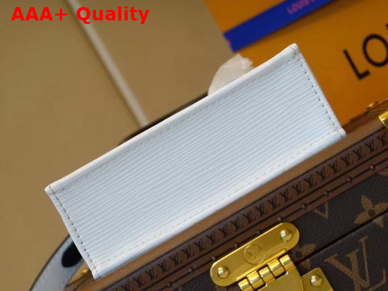 Louis Vuitton Petit Sac Plat White Epi Leather Replica