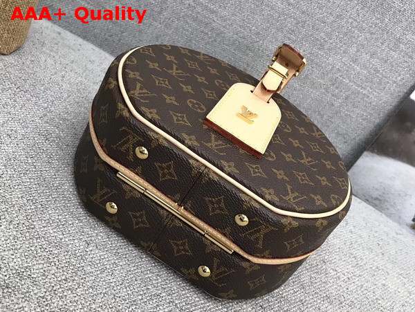 Louis Vuitton Petite Boite Chapeau Monogram Canvas with Natural Cowhide Trim M43514 Replica