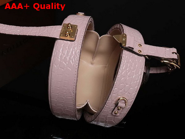 Louis Vuitton Petite Boite Chapeau Pink Crocodilian Leather Replica