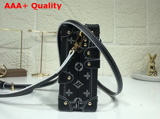 Louis Vuitton Petite Malle Black and White Transformed Monogram Canvas M44437 Replica