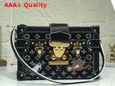 Louis Vuitton Petite Malle Black and White Transformed Monogram Canvas M44437 Replica