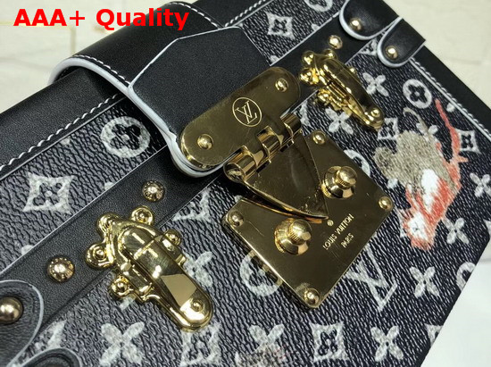 Louis Vuitton Petite Malle Black and White Transformed Monogram Canvas M44437 Replica