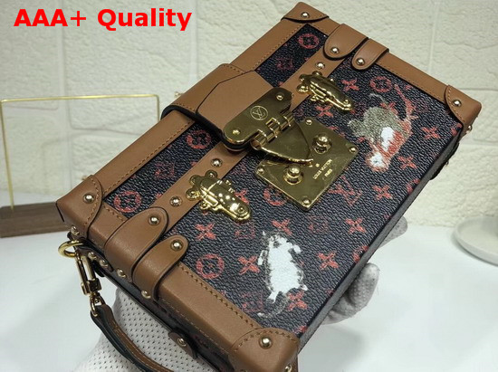 Louis Vuitton Petite Malle Brown and Orange Transformed Monogram Canvas Replica