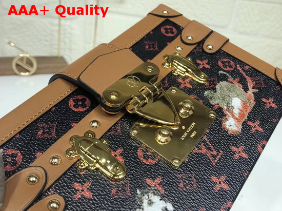 Louis Vuitton Petite Malle Brown and Orange Transformed Monogram Canvas Replica