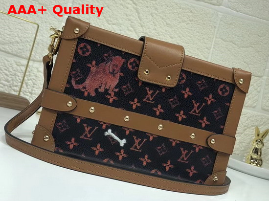 Louis Vuitton Petite Malle Brown and Orange Transformed Monogram Canvas Replica